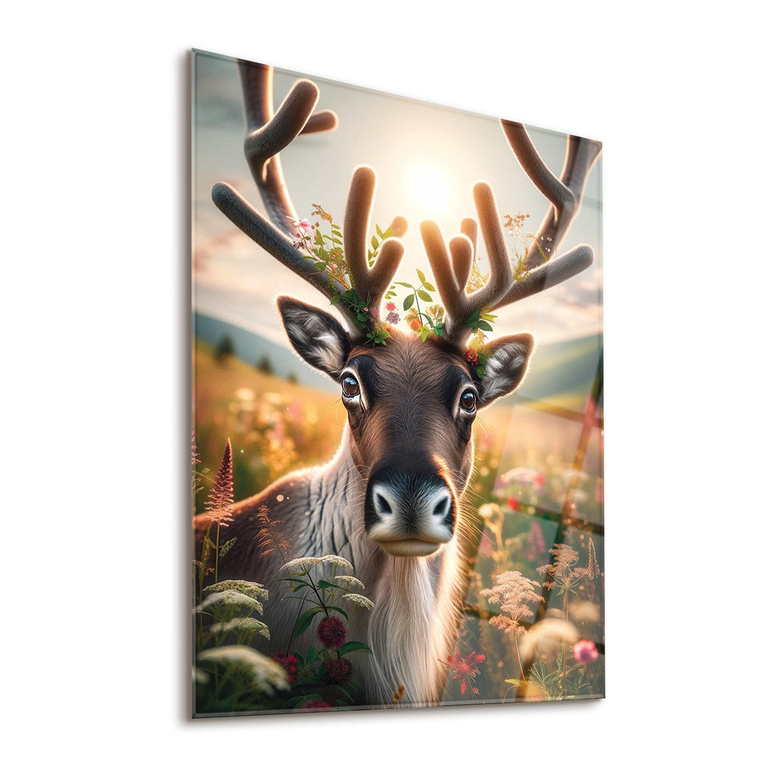 Floral Antlered Stag