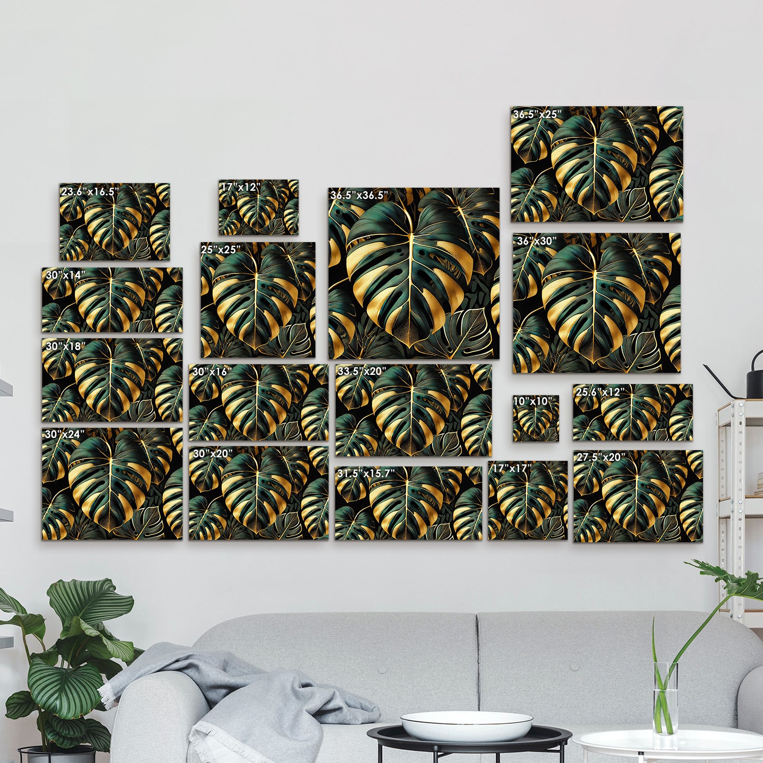 Monstera Leaf Art